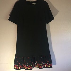 Calvin Klein embroidered flowers